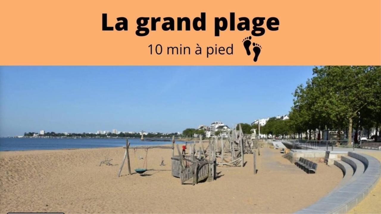 Saint Nazaire - White Lion - Centre Ville - Au Calme - Parking Privatif Aerien - Internet Haut Debit Fibre מראה חיצוני תמונה